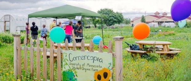 student organic farm manager